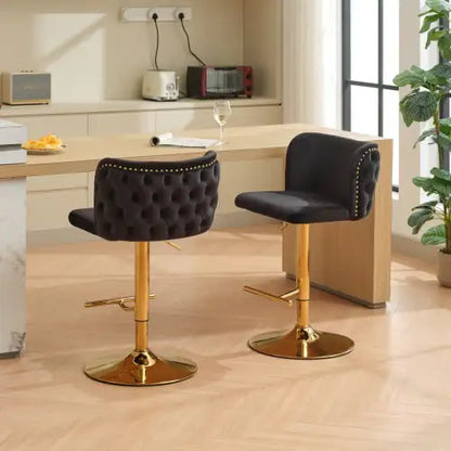 Lola Swivel Bar Stools (Set of 2)