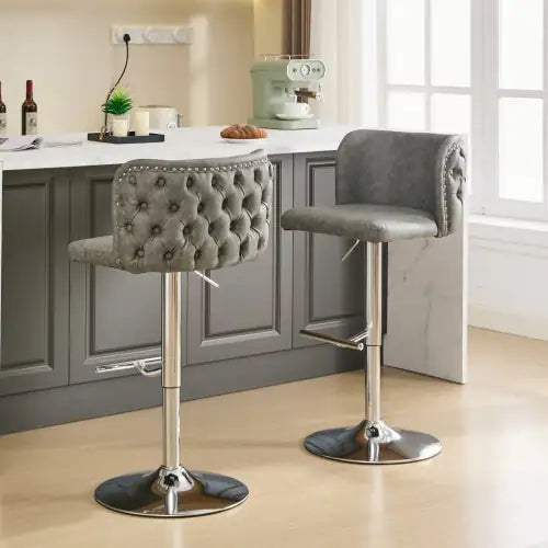 Lola Swivel Bar Stools (Set of 2)