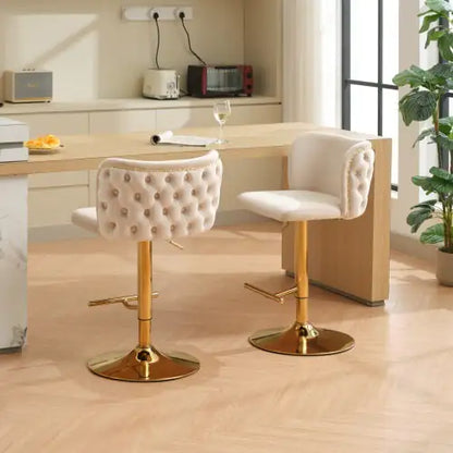 Lola Swivel Bar Stools (Set of 2)